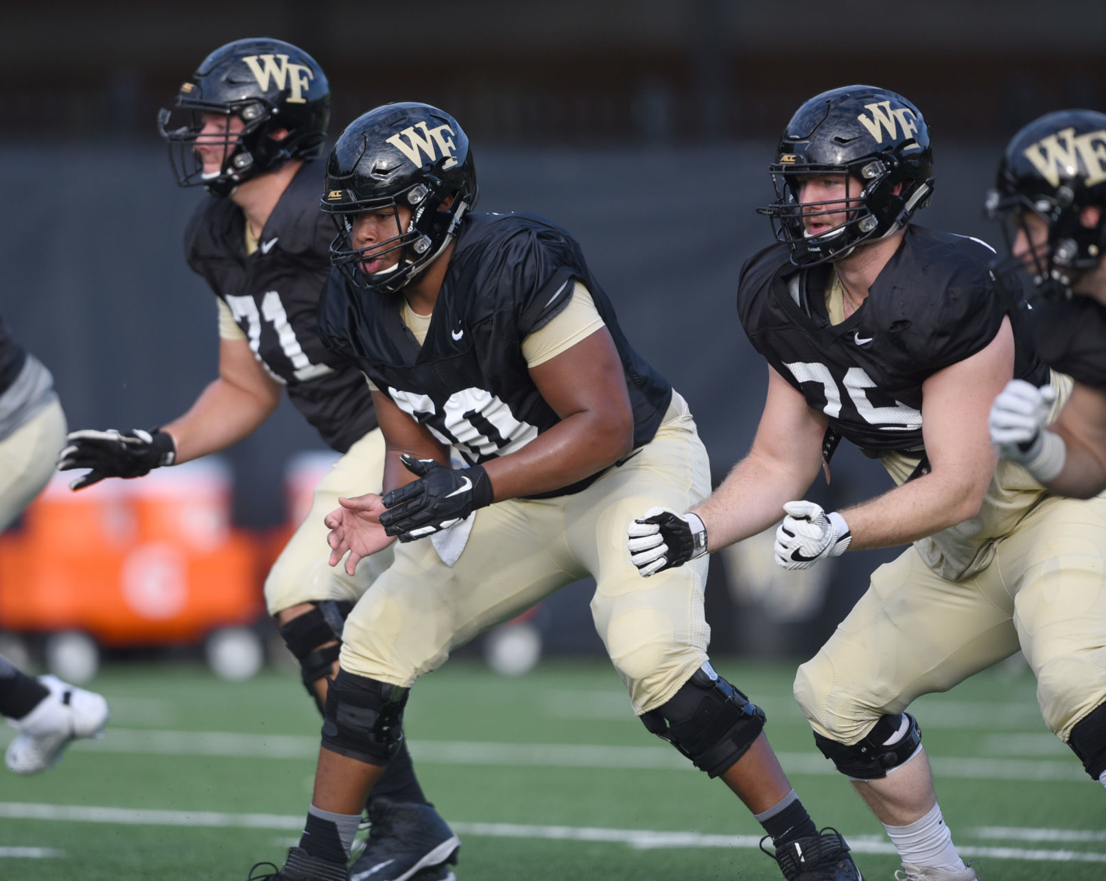 Wake Forest football practice